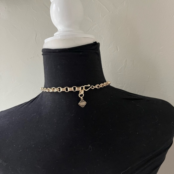 NEW KENDRA SCOTT BLACK HARLOW STATEMENT NECKLACE - Picture 4 of 5